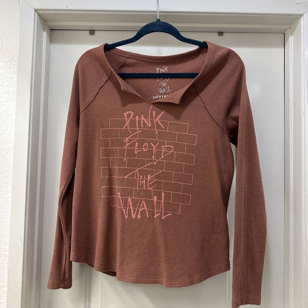 Lucky Brand Pink Floyd 'The Wall' Graphic Long Sleeve Thernal